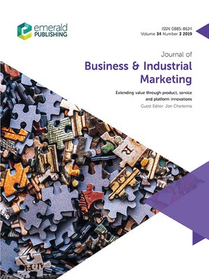 cover image of Journal of Business & Industrial Marketing, Volume 34, Number 3